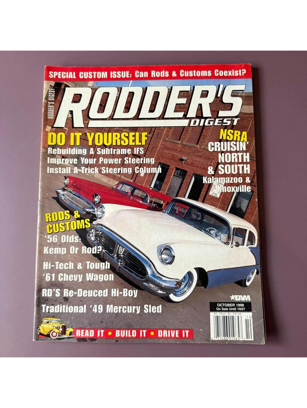 Vintage Hot Rodder Chevy Auto Magazine Custom Rodder B2
